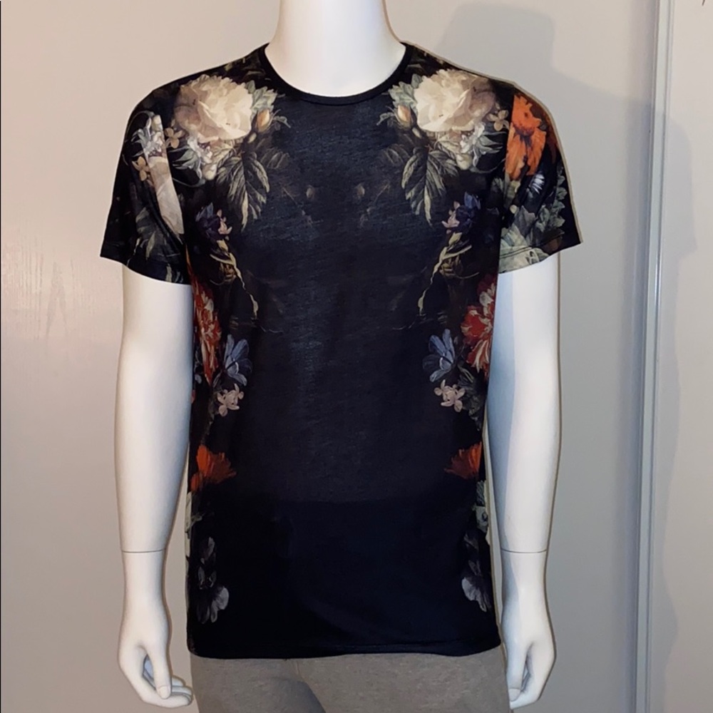 Zara Man Floral Graphic Tee